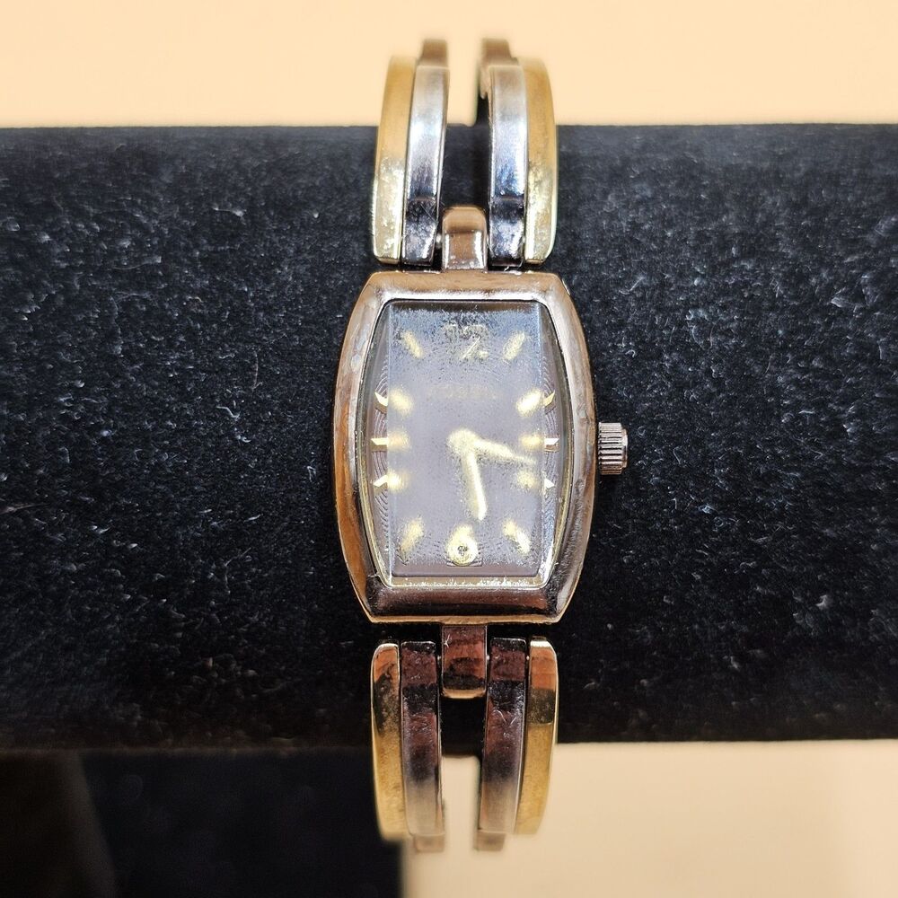 Fossil Brown Dial Ladies Watch WR 50M Quartz Analog ES-1859 New Battery